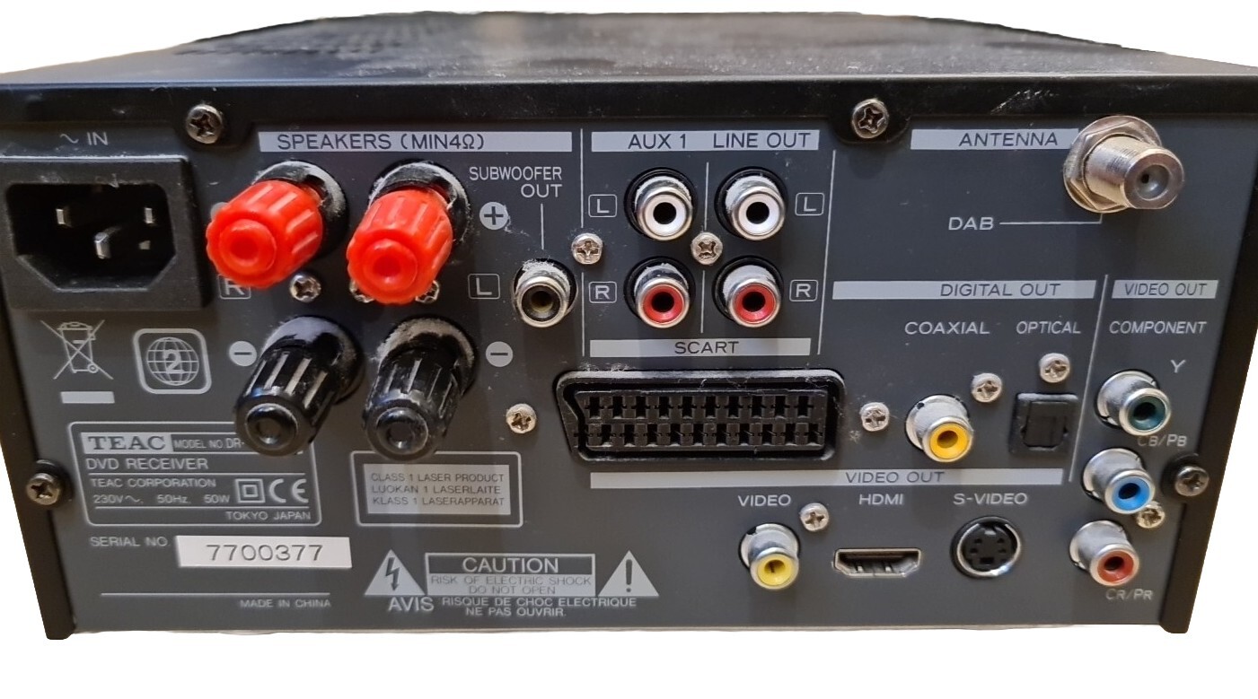 TEAC DRH300 DAB media receiver cd & dvd player HDMI eBay