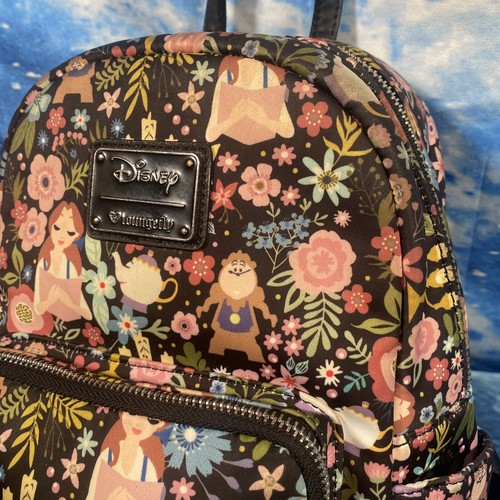 Loungefly Disney Belle Beauty and The Beast Satin Mini Backpack - Picture 4 of 17