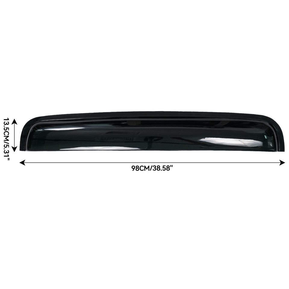 38" Moonroof Visor Window Top Sunroof Wind Deflector Rain Guard - Foto 5