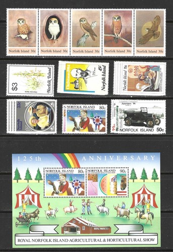 SELLO DE LA ISLA NORFOLK COLL #21...384 -- (51) JUEGOS + (7) SOUV SH -- 1958 -- COMO NUEVO - Imagen 4 de 6