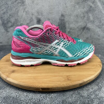 Running Shoe Asics Gel Nimbus 18 Mens Silver Asics Gel Nimbus 18