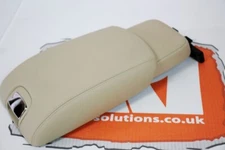 Genuine Jaguar armrest XJ XK XKR champagne centre console cubby lid 06 -14 Le...
