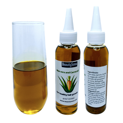 Aloe vera and carrot oil for hair growth, 100% fresh organic whole leaves  aloe | eBay