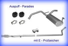 Abgasanlage Auspuff für Citroen C1 1.4 HDi bis 12/2011 (Typ PM_, PN_)  + Kit