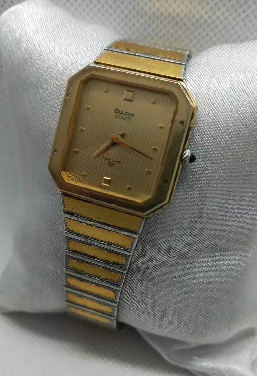BULOVA P4 Super Seville Quartz Watch 1986 movement 2980.17 Working