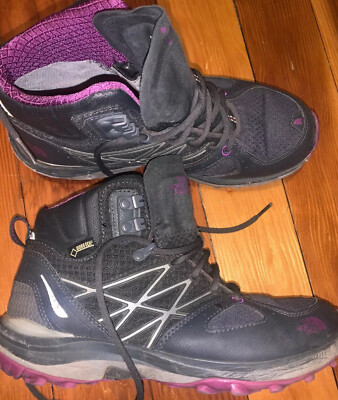 Women's The North Face TNF Ultra Fastpack Mid GORETEX Hiking shoes size 8 Euc H3