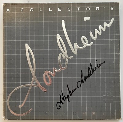 Various A Collector's Sondheim 4xLP, Comp NA Repress Autographed COA 1985 VG+/EX