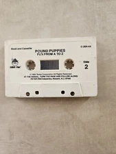 Pound Puppy Puppies Fun from A to Z Cassette Tape Read Along Vintage 1985 HTF