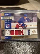 2020-21 SP GAME USED ROOKIE RELIC BLENDS PATCH ALEXIS LAFRENIERE RC 05/15 3CLR