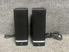 Logitech Z-5 Stereo Speakers   S-00064 Wired Pair for Mac  PC Black