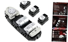 Master Power Window Switch Driver  Passenger Side Mirror Control - Compatible