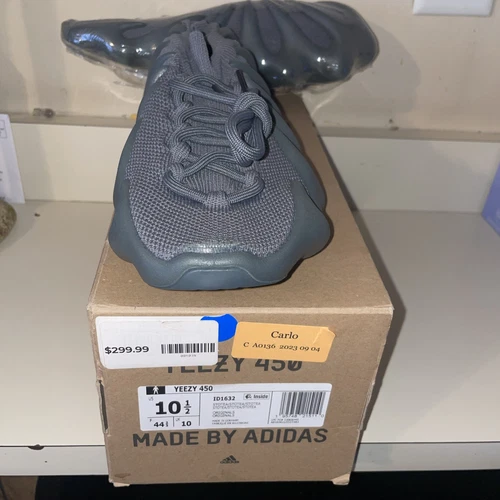 Taglia 10 5 Adidas Yeezy 450 Stone Teal # ID1632