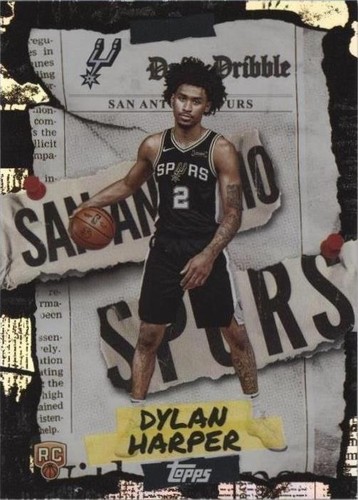 Dylan Harper RC Spurs 2025-26 Topps NBA Living Set Card 13 Presale