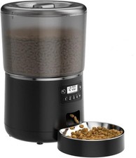 Distributore Alimentare Automatico Smart Pet Feeder 4L per Animali Piccoli Medi PFF010 NERO