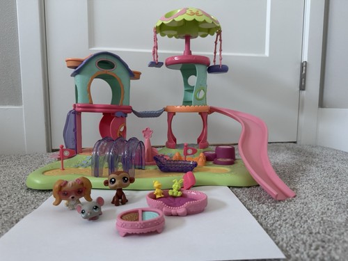 Mini Playground (terrain De Jeu) Pour Littlest Pet Shop - Jeu D'occasion, Sans Marque