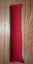 HEAVY DUTY catnip kicker stick red canvas- 11" handmade cat toy-FREE shipping 