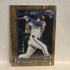Topps Chrome Update 2025 John Rave Gold Raywave Refractor Rookie #USC136 46/50