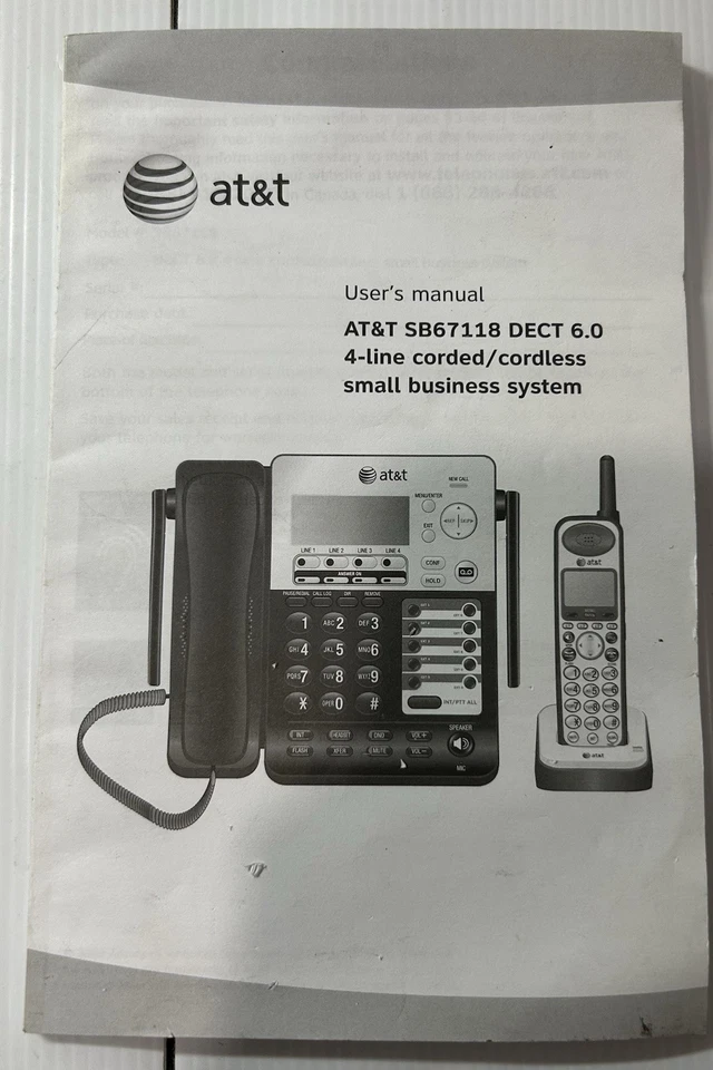 LOTE de teléfonos, muelles, cargadores, manuales sistema para pequeñas empresas AT&T SB67108 Foto 4 de 4
