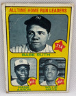 Hank Aaron /Babe Ruth / Willie Mays  1973 Topps #1 LOW GRADE CREASE HOF centered