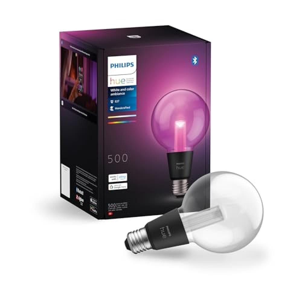 Philips Hue Lightguide G95 Small Lampadina Smart Globo, Luce Bianca e Colorata,
