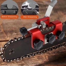 Fast Chainsaw Sharpening Kit, Portable Hand Crank Chain Saw Sharpener Tool, Shar