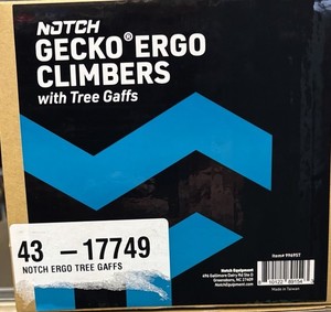 NOTCH ERGO GECKO STEEL TREE CLIMBING SPIKE SET 99695T -