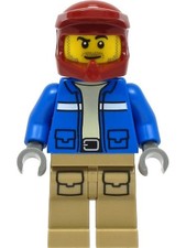 LEGO&reg; Town Minifigur: cty1294 (aus 60300) - Wildlife Rescue Explorer - Male