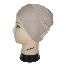 New Women Stretchy Turban Hat Chemo Cap Hair Loss Head Scarf Wrap Cover Plain