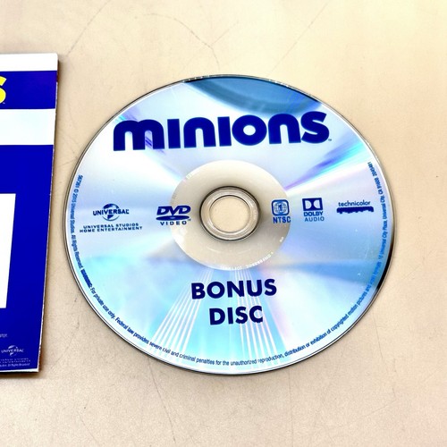 Minions Limited Edition Collectors Steel Book Blu-ray DVD + Bonus Disc GUC L@@K - Picture 5 of 10