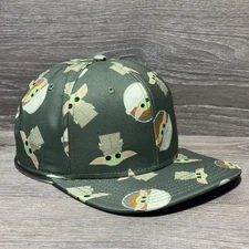 Grogu Hat Star Wars Cap Snap Back The Child Baby Yoda Cartoon Movie OSFA