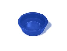 Medium 20 Ounce Blue Plastic Pet Bowl for Dogs and Cats Heavy Duty Dish