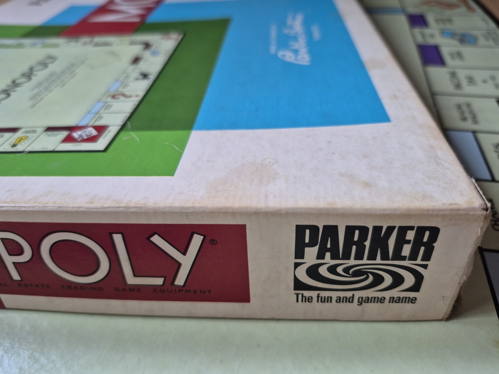 Vintage 1961 Monopoly Board Game Parker Brothers Classic Original