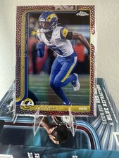 Topps Chrome 2025 Tutu Atwell #167 Los Angeles Rams Football Card