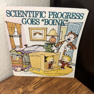 Calvin and Hobbes - Scientific Progress Goes  Bonk  By Bill Watterson