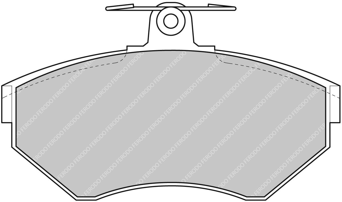 Front Ferodo DS2500 Brake Pads for Seat Cordoba 1.6 1.8 1.9 2.0 FCP1312H
