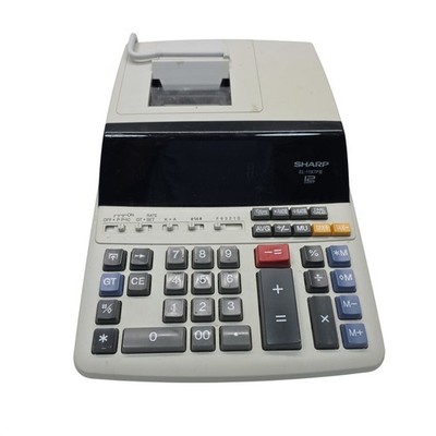 Sharp EL-1197PIII 12 Digit Printing Calculator Desktop Accounting Tested