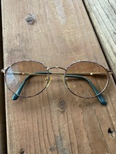 Vintage Laura Ashley Perscription Gold Frame Glasses 51 17