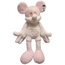 Disney Classic Mickey Mouse MK Monochromatic Jumbo Plush, 40in Pink 