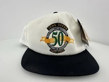 John Deere 50 Years Combine Hat NWT 1997 Snapback Trucker Cap USA Licensed