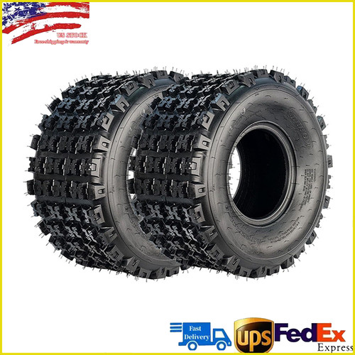 2 Pack 22x11-9 ATV Tires 6Ply 22x11x9 UTV Tires 22 11 9 All Terrain Mud Tyres