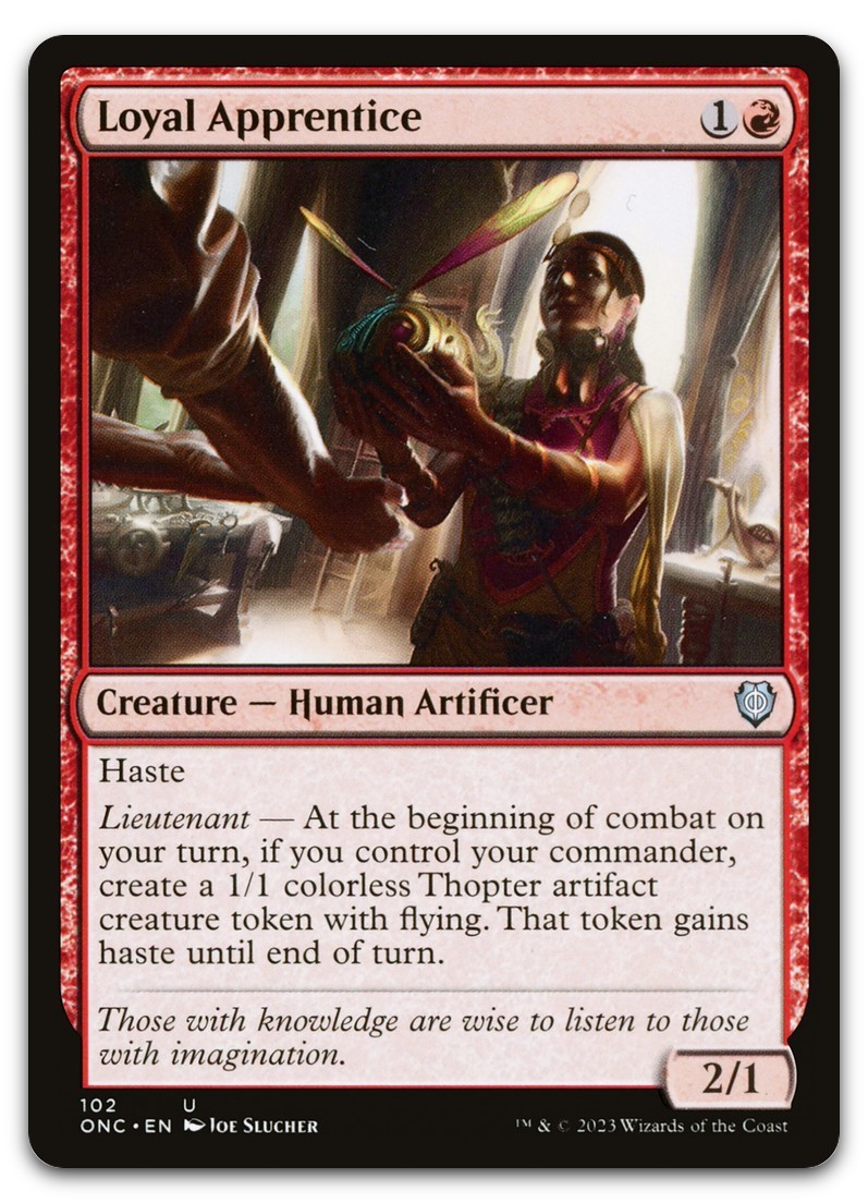 Loyal Apprentice #102 (NM) Phyrexia All Will Be One ONC Magic MTG