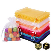OrganzasäCkchen 10X15 Cm 100 StüCk Bunte GeschenktüTen FüR SüßIgkeiten