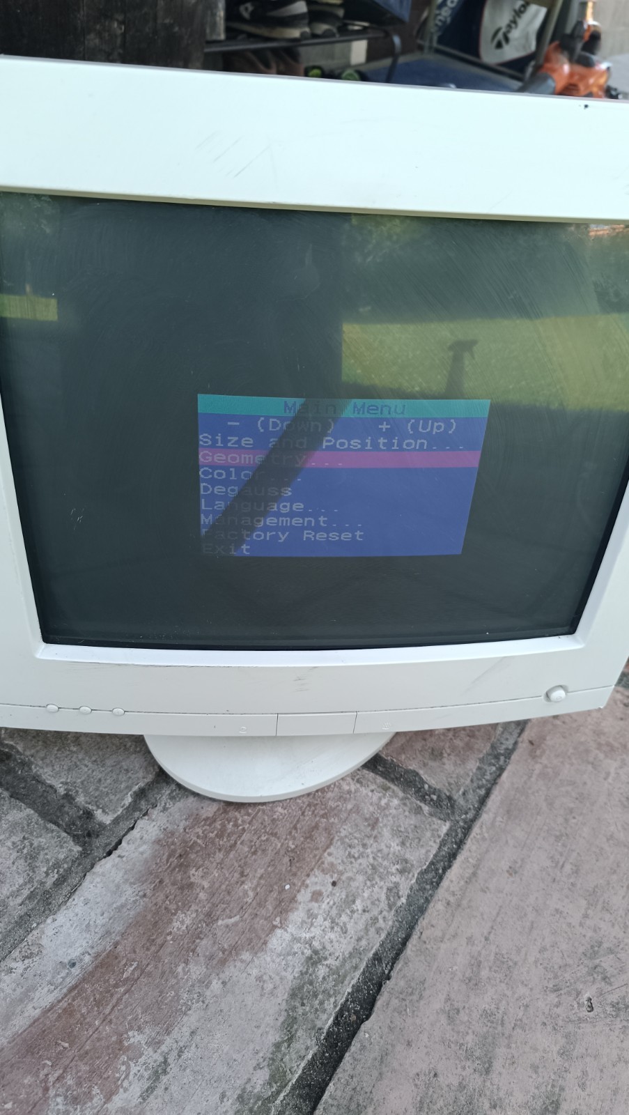 Monitor CRT Tco Cm700 Catodico Vintage Retro PC Computer Games foto 2