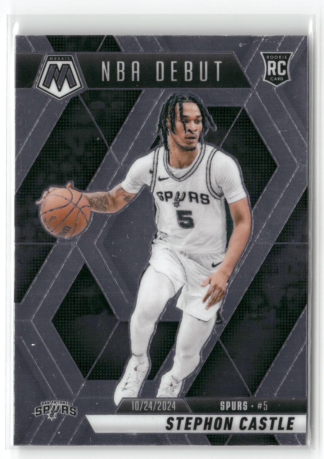 2024-25 Panini Mosaic #267 Stephon Castle Base Mosaic