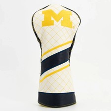 Michigan Wolverines Premium Team Golf Embroidered Driver Head Cover New