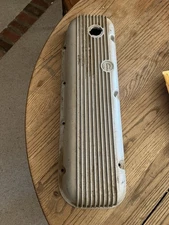 1 Cal Custom Big Block Chevy Finned Aluminum Valve Cover 396 427 Vintage 40-2100