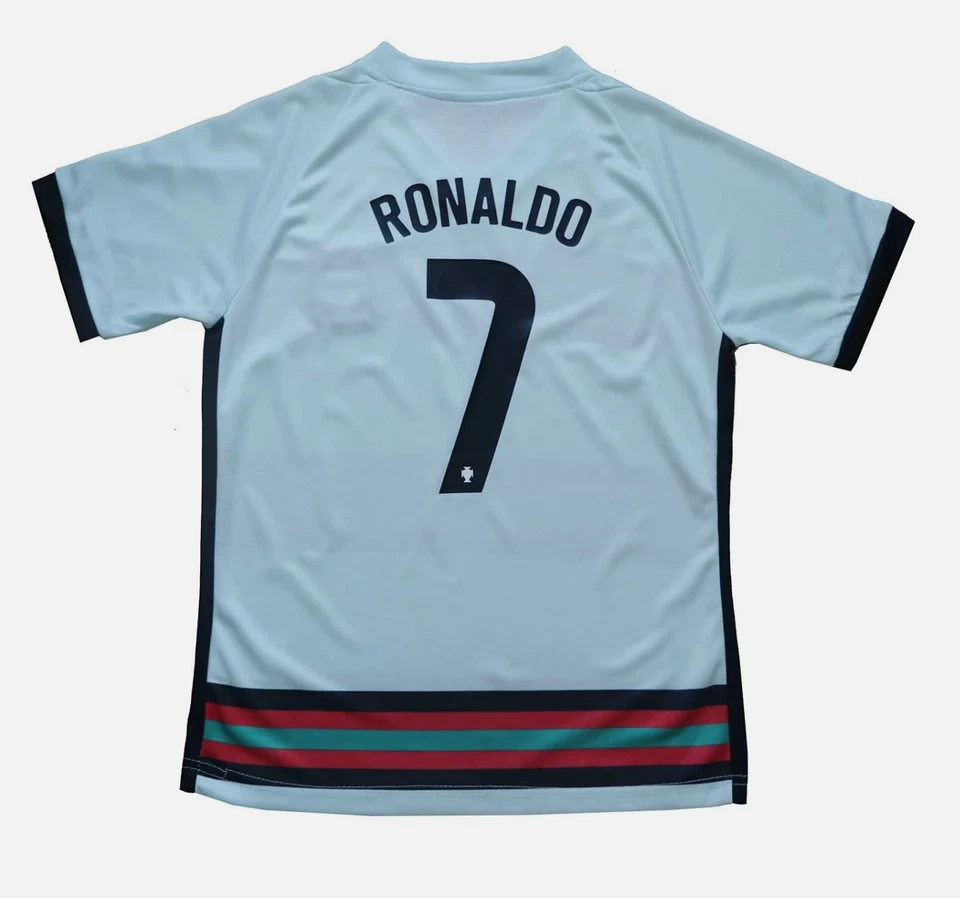 FPF #7 Ronaldo Soccer Futbol Jersey, Shorts & Socks Set Youth Sz 26 8-9 Yrs Old - Image 4 of 4