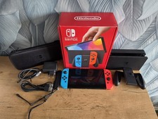 Nintendo Switch OLED Konsole Blau / Rot | sehr gut | Display kratzerfrei …