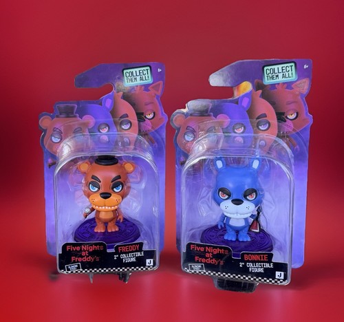 FNAF Creepy Cuties Full Set of 4 GLOW EYES Five Nights at Freddy's 2" Minis NIB - Picture 3 of 5