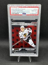 2023-24 O Pee Chee Platinum Sweet Selections Connor Bedard RC PSA 10 Chicago